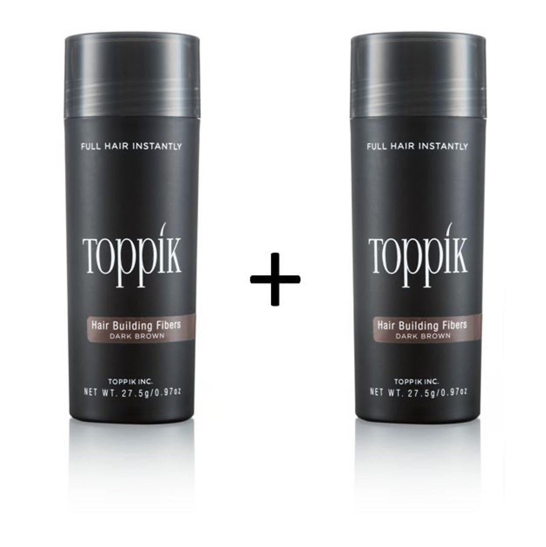 2 x TOPPIK 27,5 g. -  Haarverdichter Hair Fibers
