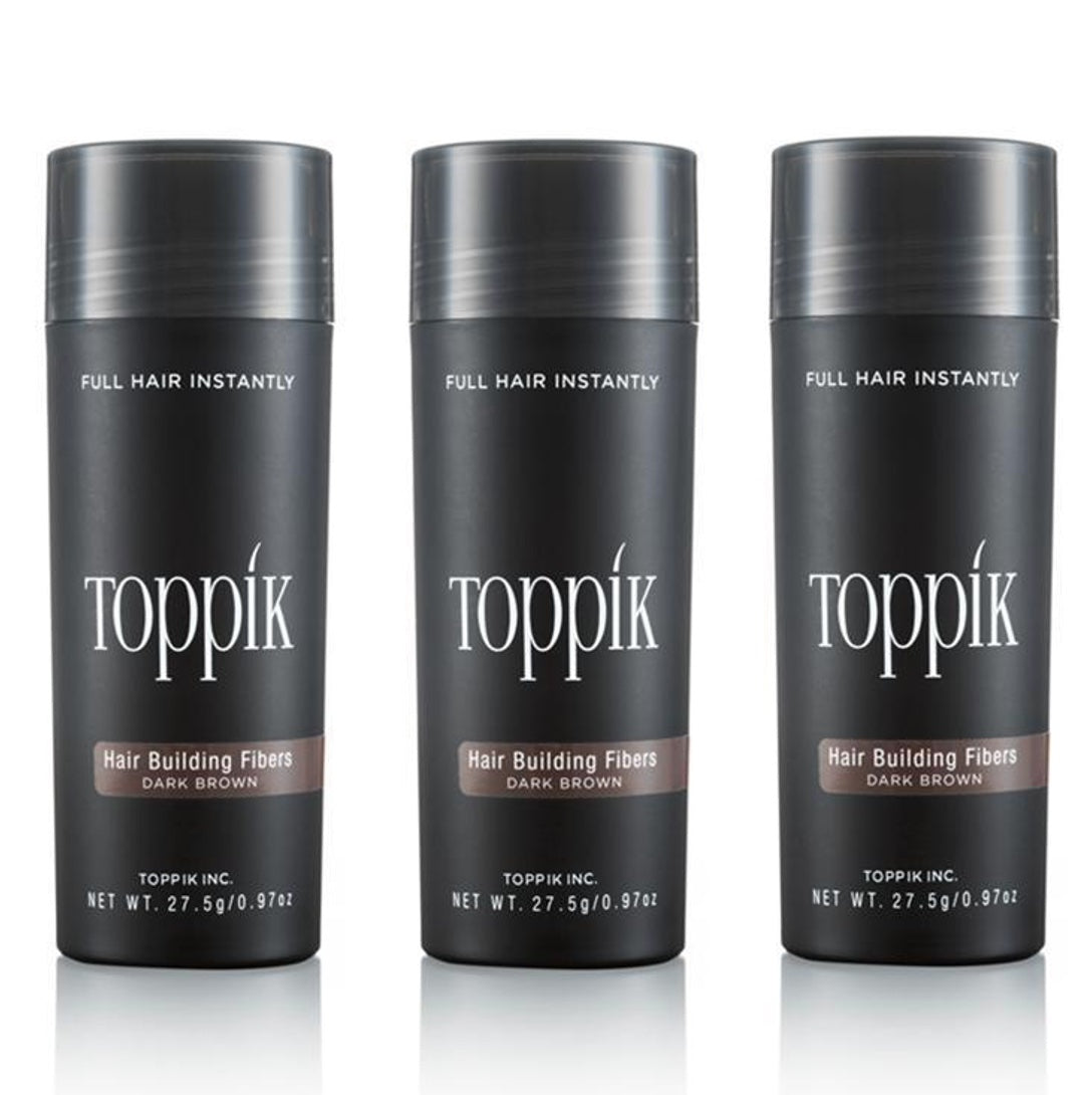 3 x TOPPIK 27,5 g. Haarverdichter Hair Fibers